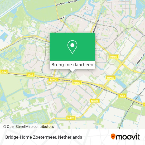 Bridge-Home Zoetermeer kaart