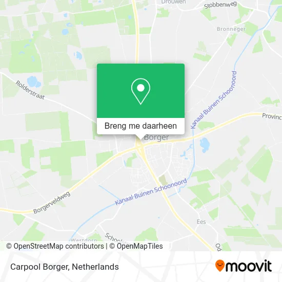 Carpool Borger kaart