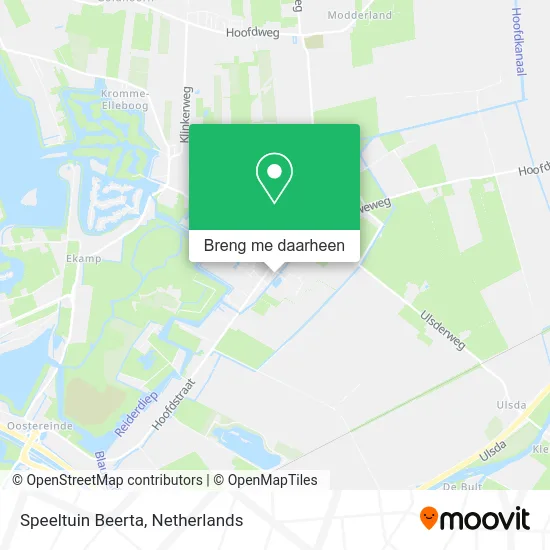 Speeltuin Beerta kaart