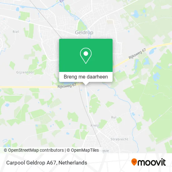 Carpool Geldrop A67 kaart