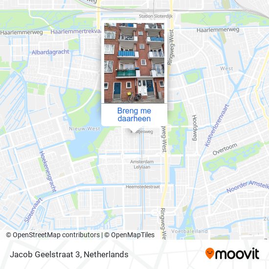 Jacob Geelstraat 3 kaart