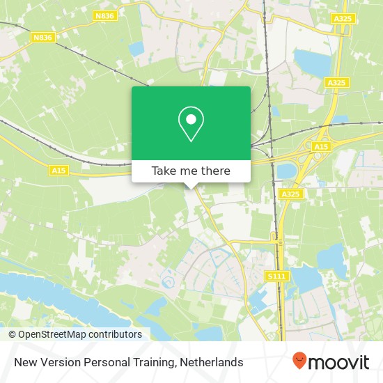 New Version Personal Training, Rondweg 5 kaart