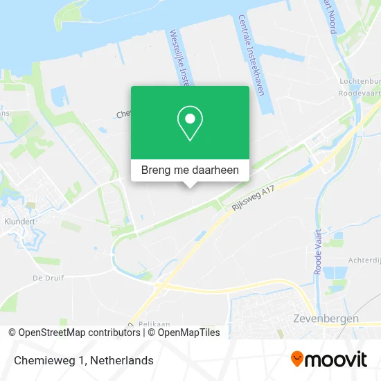 Chemieweg 1 kaart