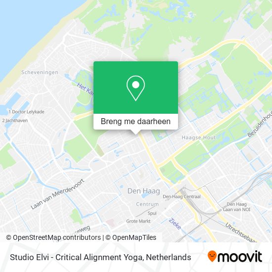 Studio Elvi - Critical Alignment Yoga kaart
