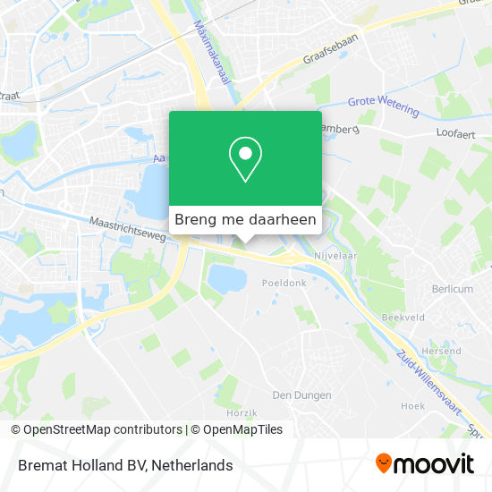 Bremat Holland BV kaart