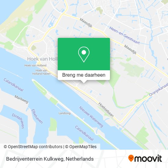 Bedrijventerrein Kulkweg kaart