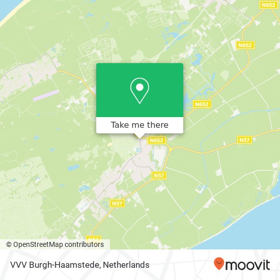 VVV Burgh-Haamstede kaart
