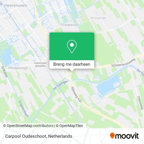 Carpool Oudeschoot kaart