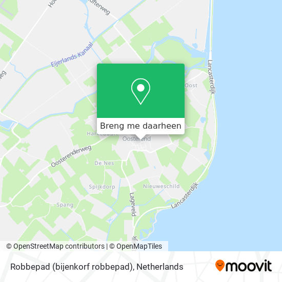 Robbepad (bijenkorf robbepad) kaart