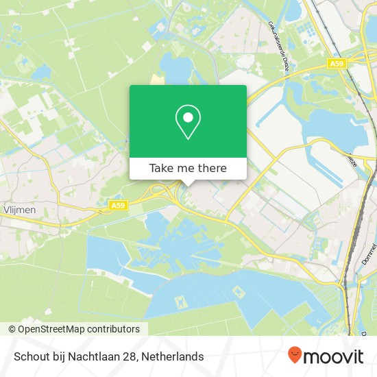 Schout bij Nachtlaan 28, 5224 GH 's-Hertogenbosch kaart