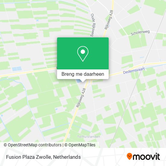 Fusion Plaza Zwolle kaart