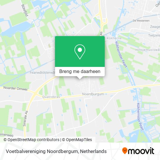 Voetbalvereniging Noordbergum kaart