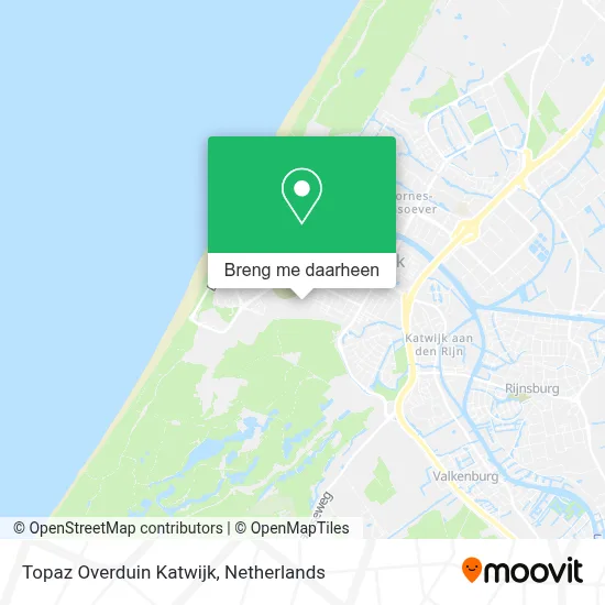 Topaz Overduin Katwijk kaart