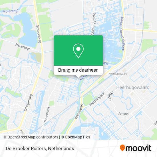De Broeker Ruiters kaart