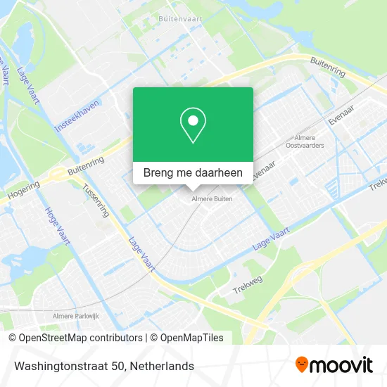 Washingtonstraat 50 kaart