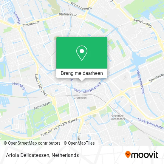 Ariola Delicatessen kaart