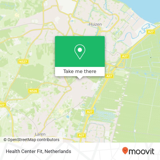 Health Center Fit, Meentweg 37F kaart