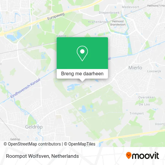 Roompot Wolfsven kaart