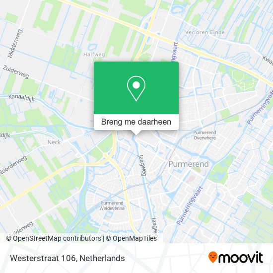 Westerstraat 106 kaart