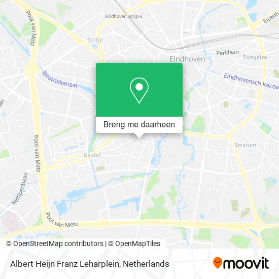 Albert Heijn Franz Leharplein kaart
