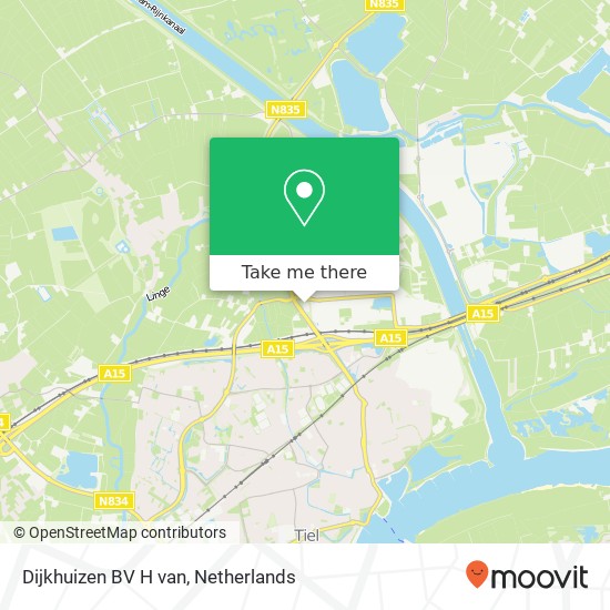 Dijkhuizen BV H van, Industrieweg kaart