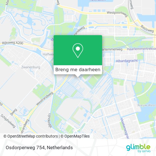Osdorperweg 754 kaart