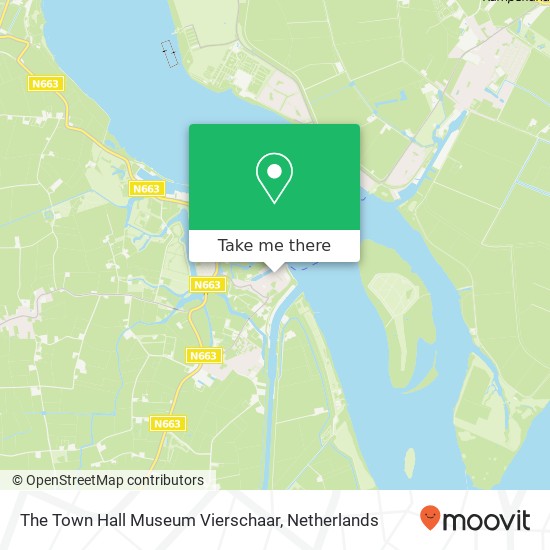 The Town Hall Museum Vierschaar kaart