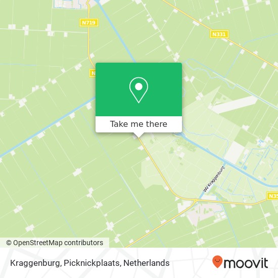 Kraggenburg, Picknickplaats kaart