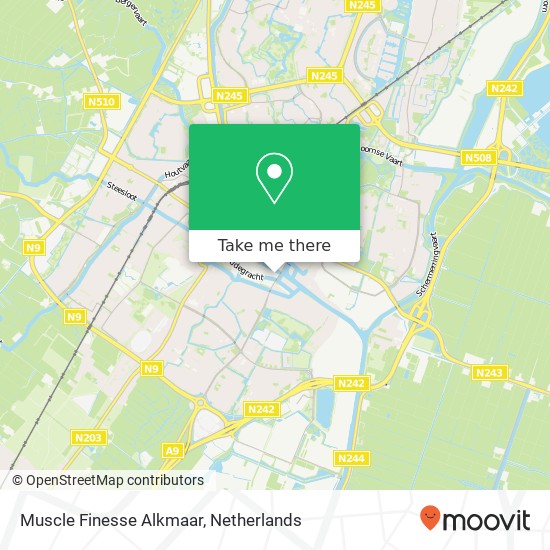 Muscle Finesse Alkmaar, Limmerhoek 10A kaart