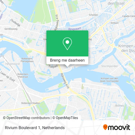 Rivium Boulevard 1 kaart