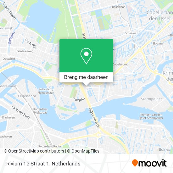 Rivium 1e Straat 1 kaart