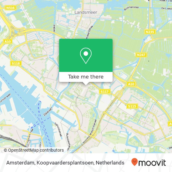 Amsterdam, Koopvaardersplantsoen kaart