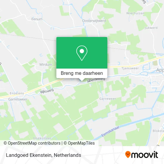 Landgoed Ekenstein kaart