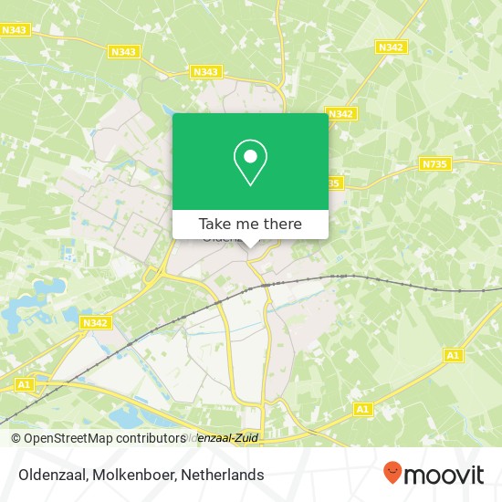 Oldenzaal, Molkenboer kaart