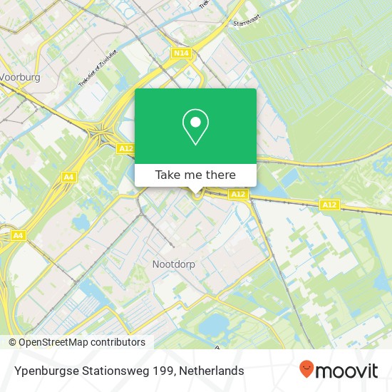 Ypenburgse Stationsweg 199, 2496 ZW Den Haag kaart
