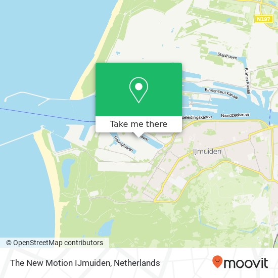 The New Motion IJmuiden kaart