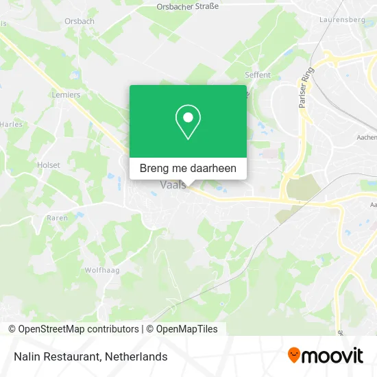 Nalin Restaurant kaart