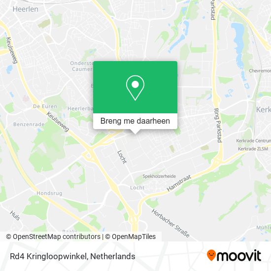 Rd4 Kringloopwinkel kaart