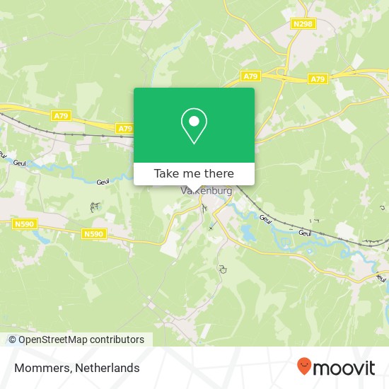 Mommers, Plenkertstraat 32 6301 GM Valkenburg aan de Geul kaart