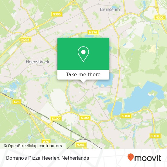 Domino's Pizza Heerlen, Groeet Genhei 6 6413 Heerlen kaart