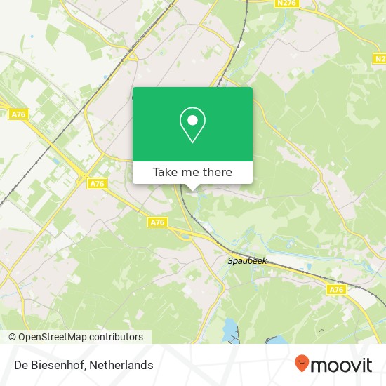 De Biesenhof, Biesenweg 1 6164 RB Sittard-Geleen kaart