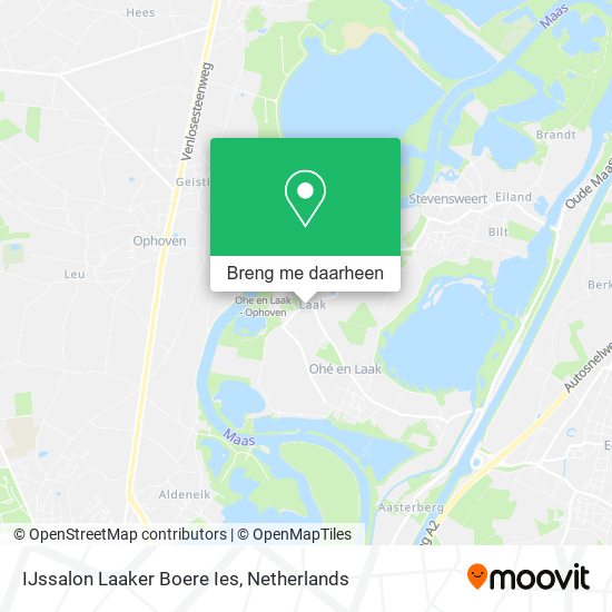 IJssalon Laaker Boere Ies kaart