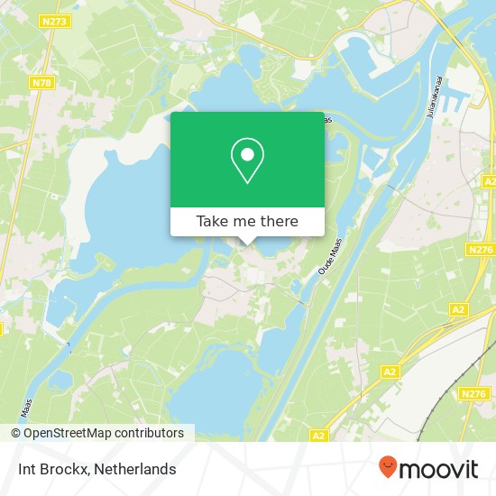 Int Brockx, In 't Broek 1 6107 BG Maasgouw kaart