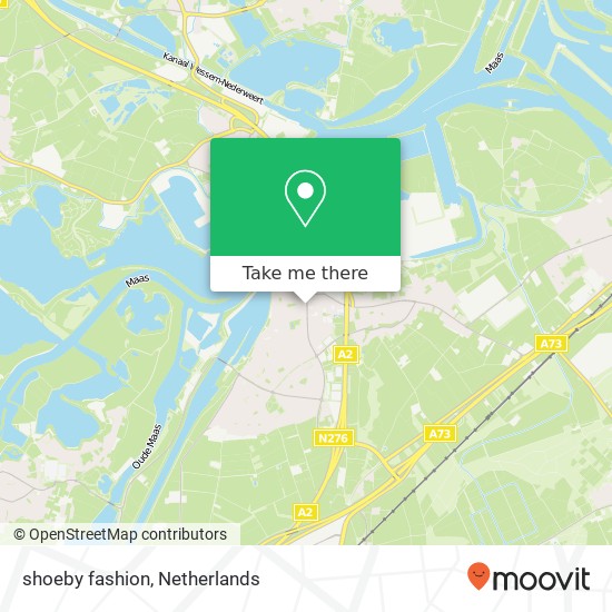 shoeby fashion, Molenweg 26 6051 HJ Maasgouw kaart