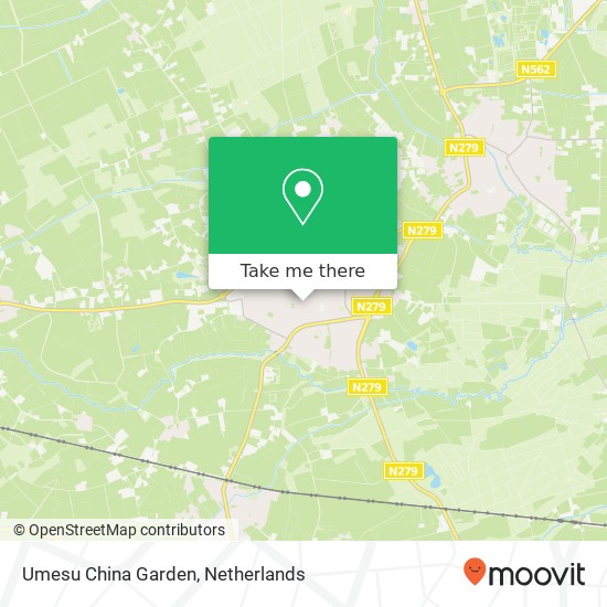 Umesu China Garden, Stationsstraat 2 6093 BK Leudal kaart