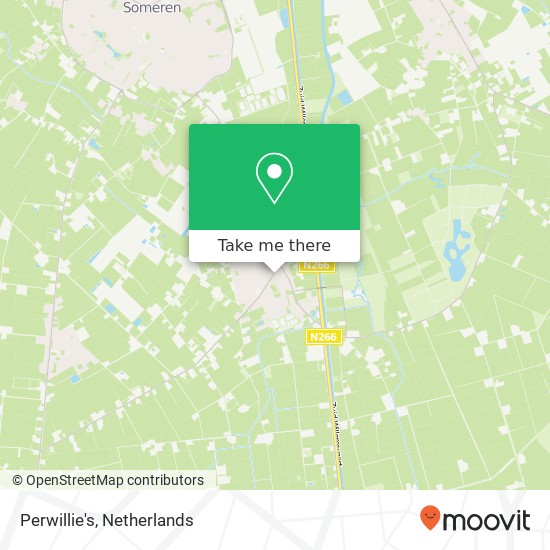 Perwillie's, Nieuwendijk 21 5712 EJ Someren kaart