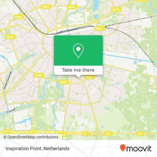 Inspiration Point, Leenderweg 100 5615 AC Eindhoven kaart