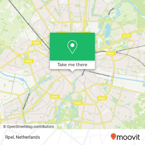 Rpel, Keizersgracht 26 5611 GD Eindhoven kaart