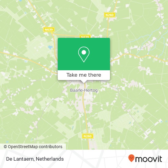 De Lantaern, Molenstraat 42 2387 Baarle-Hertog kaart