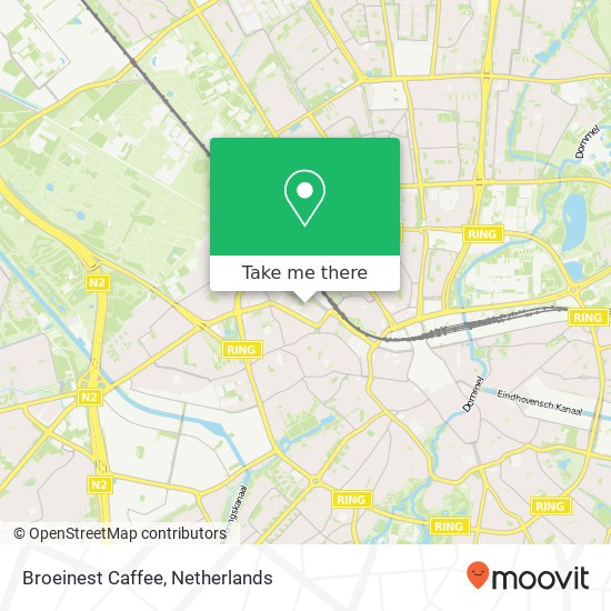 Broeinest Caffee, Torenallee 45 5617 BA Eindhoven kaart